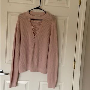 Pink Forever 21 Sweater
